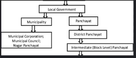 Describe the structure of local government 0 - Brainly.in