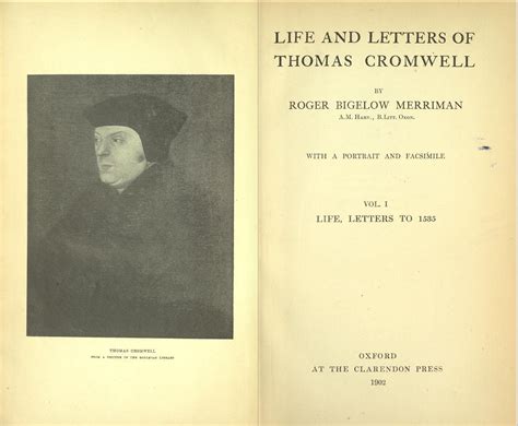 life-and-letters-of-thomas-cromwell | Theatre Library Association