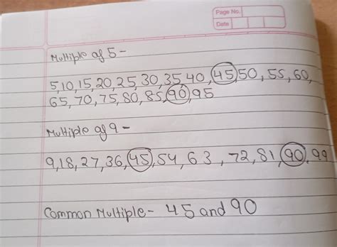 multiples of 5 which are less than 100 and are also the multiples of 6 ...