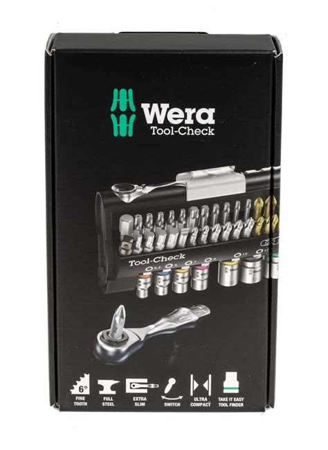 05073220001 Wera | Wera 1/4 in Hexagon Phillips, Pozidriv, Slotted ...