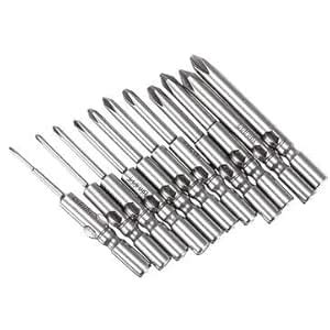 R3 11Pcs 802 1.6-6.0Mm Cross-Screwdriver Bits Set 6Mm Round Shank ...