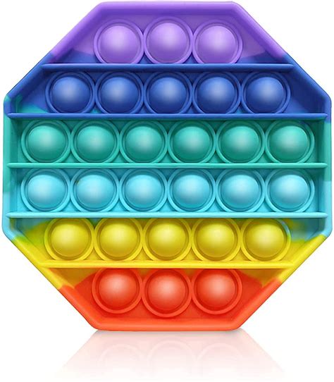 Aimers Push Pop it Bubble Fidget Toy, Stress Relief and Anti-Anxiety ...
