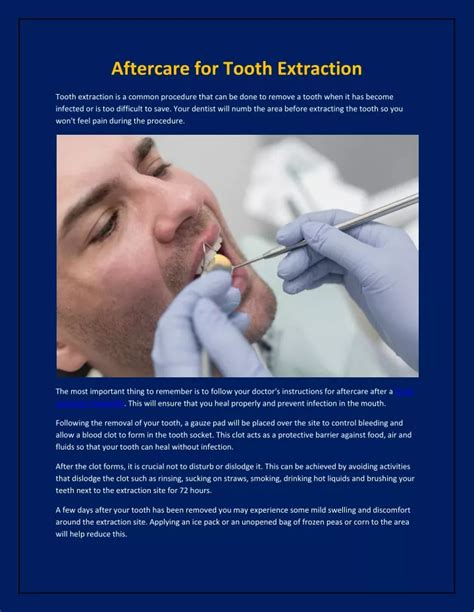 Image result for Infected Tooth Extraction Aftercare