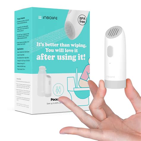 Buy Insolife Pocket Bidet – Electric Portable Travel Bidet Sprayer ...