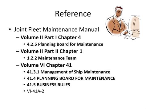 Planning board for maintenance | PPTX