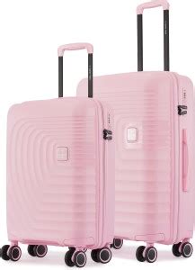 NASHER MILES Boston Hard-Sided Polypropylene Luggage Set of 2 Pink ...