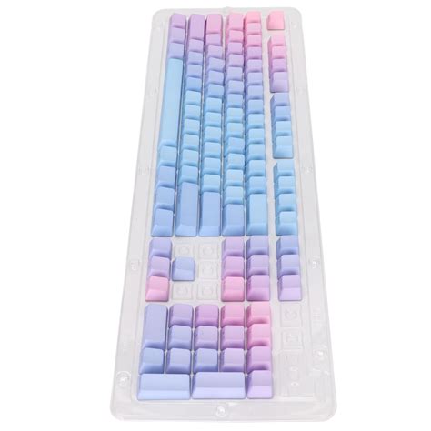 104Pcs PBT Keycaps, Ergonomic Design Keycaps, DIY Keyboard Keycap ...