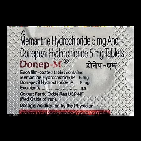 DONEP M TABLET 15'S: Uses, Side Effect, Price, Composition & Generic ...