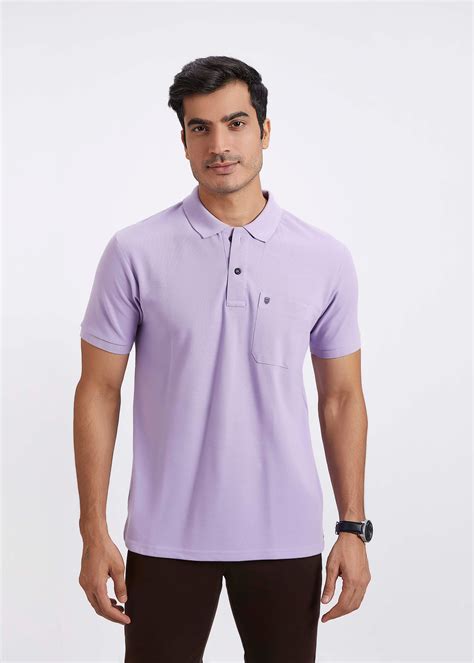 Men's Polo T-Shirt with Pocket - Lavender – PRORIDERS