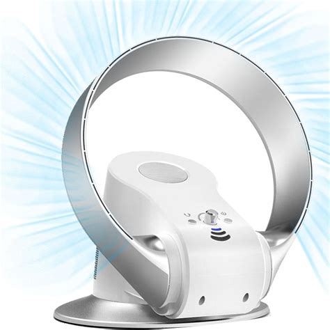 WOW Bladeless Surface / Wall Mounted Personal Air Circulation Fan With ...