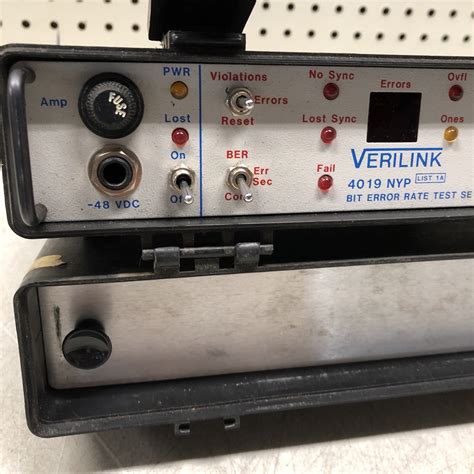 Verilink 4019 NYP Bit Error Rate Test Set POWERS ON | Ubuy India