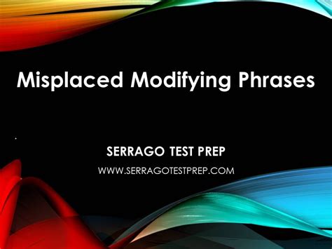 Image result for Modifying Definition