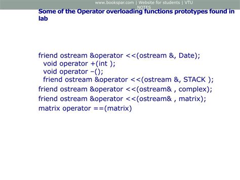 Image result for Overloading the Ostream Operator