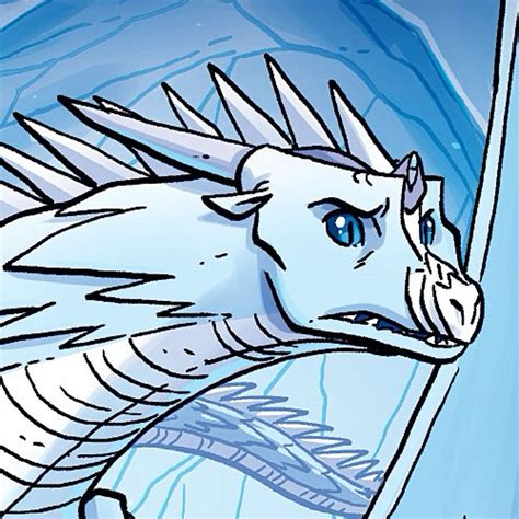 Wings of Fire Winter PFP (2) | Wings of fire dragons, Wings of fire ...