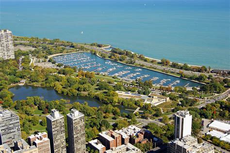 Diversey Harbor Lagoon, the Chicago Harbors in Chicago, IL, United ...