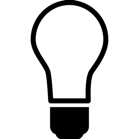 Light bulb off - Free interface icons