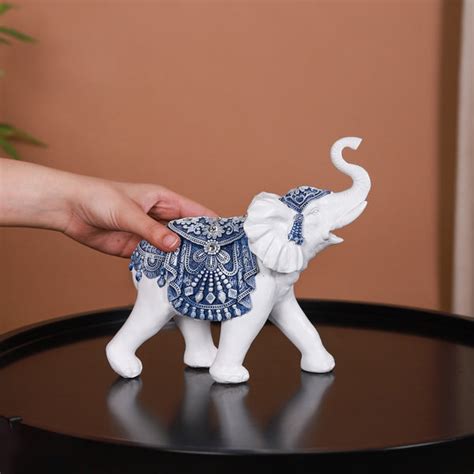 White Elephant Figurine Online - Premium Decor Object | Nestasia