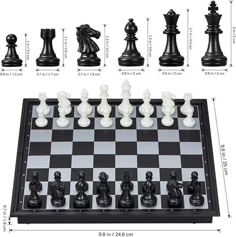 Joneytech Travel Chess Set, 10 inch Magnetic Chess Board with India | Ubuy