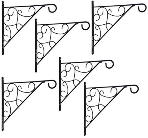 GARDEN KING 12 Inch Wall Bracket for Hanging Baskets and Bird Feeders ...