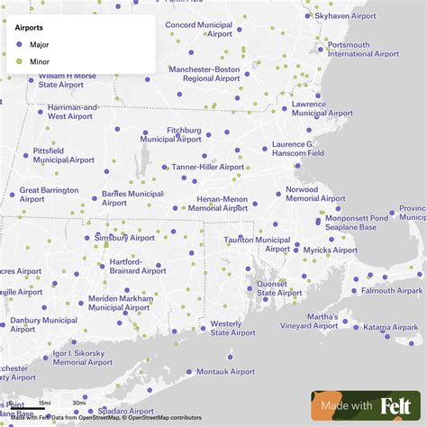 Airports in Massachusetts