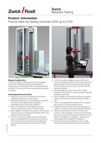 testXpert II - ZwickRoell GmbH & Co. KG - PDF Catalogs | Technical ...