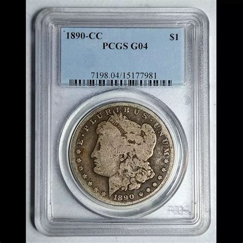 1890-CC Morgan Silver Dollar PCGS G-4 - Bob Paul Rare Coins