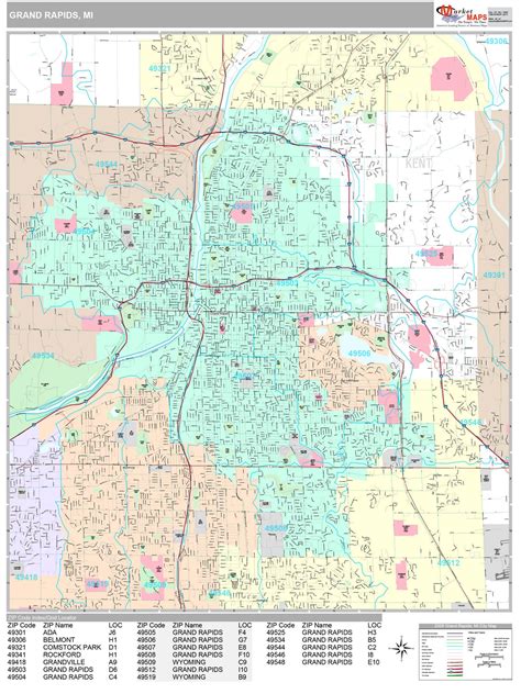 Map Of Downtown Grand Rapids