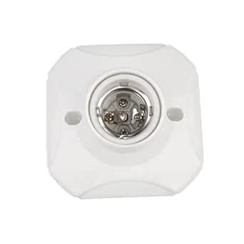 Buy MYADDICTION Plastic E27 Lamp Holder Screw Light Bulb Socket Holder ...