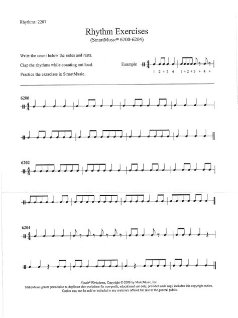 Image result for Simple Rhythm Exercises