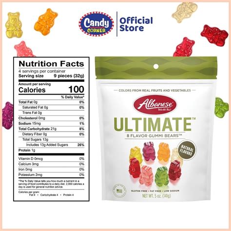 Albanese Ultimate 8 Flavor Gummy Bears 141g | Shopee Philippines