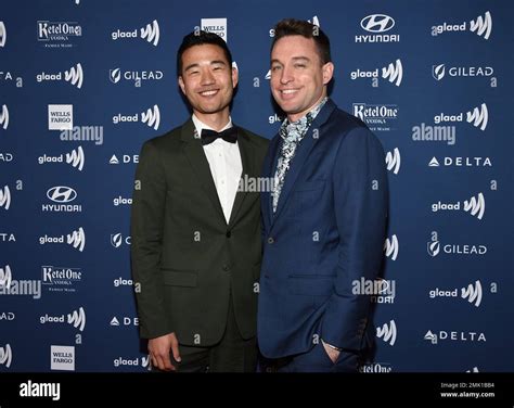 Daniel K. Isaac, left, and Chad Reed attend the 30th annual GLAAD Media ...