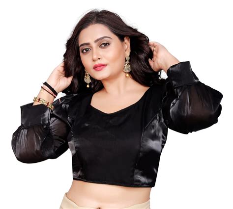 PRIMEFAIR Women's Art Orgenza Silk Woven Long Balloon Sleeve Saree ...