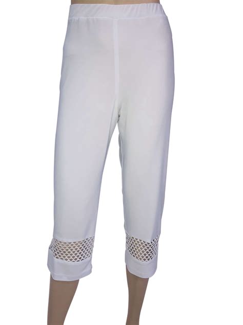 Women's White Capri Pant On Sale Quality Stretch White Capri Pant ...