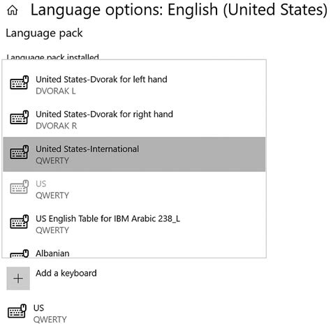 Image result for Remove Us Keyboard Layout
