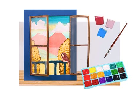 Gouache Painting: Windows ( Technique ), STUDIO HAROOBEE MSQ, singapore ...