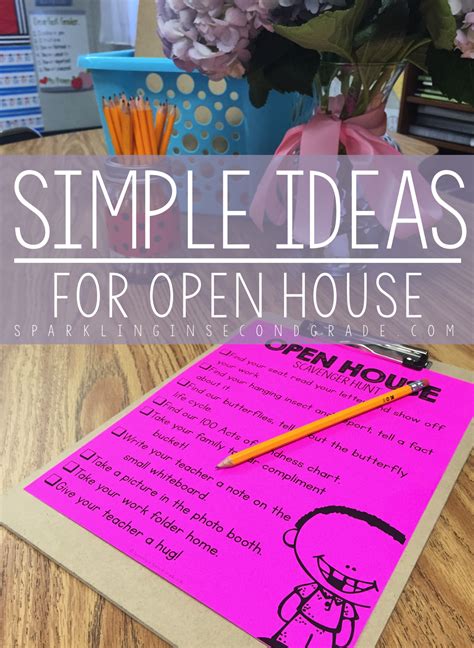 open house activities for parents