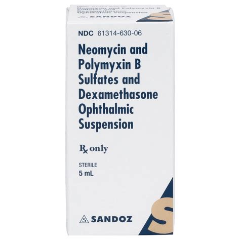 Neo-Poly-Dex Ophthalmic Suspension 5mL | 1Family 1Health Pharmacy