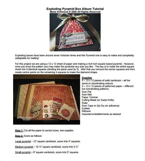 Exploding Box Template - 21+ Free PSD, PDF Format Download