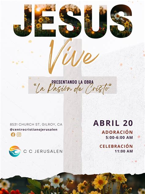 Día de Resurrección en CCJ, 8531 Church St, Gilroy, CA, 20 April 2025 ...