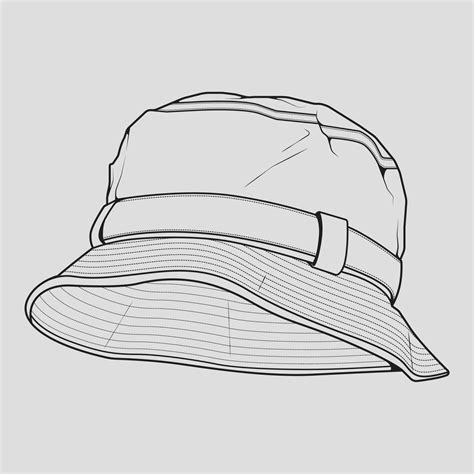 Bucket Hat Drawing Tutorial 的图像结果