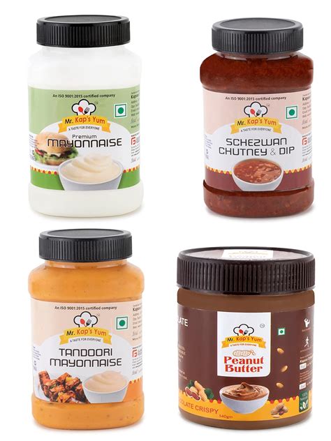Mr. Kap's Yum Combo Pack of 4 Yummi and Healthy Taste (Tandoor ...