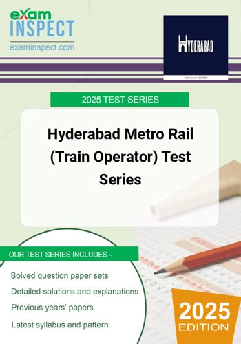 Buy Hyderabad Metro Rail (Train Operator) Test Series 2025 Edition ...
