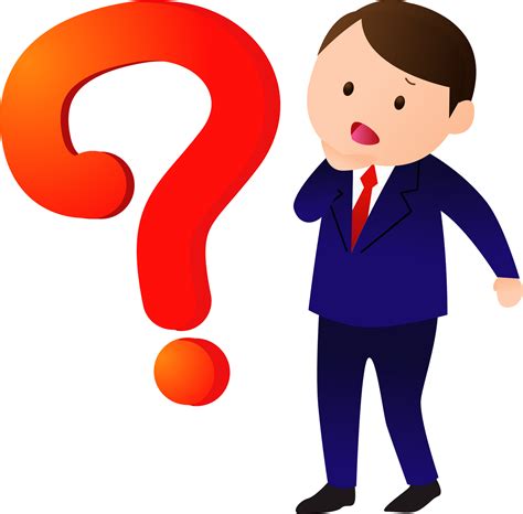Questioning Man Clipart