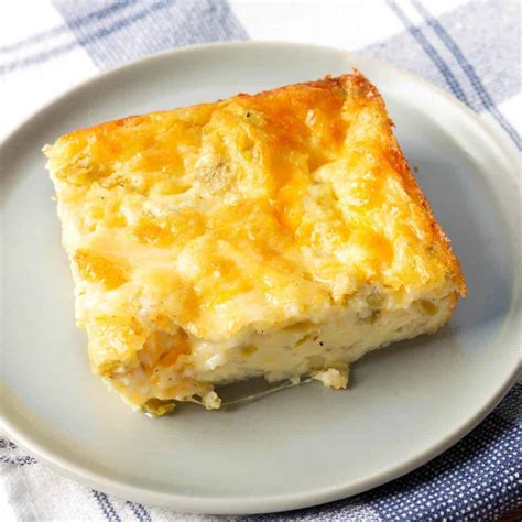 Green Chile Egg Casserole - Retro Recipe Box