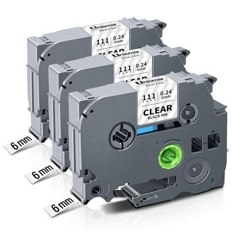 Unismar Compatible for Brother P-Touch TZe-111 TZ111 TZe111 Laminated ...