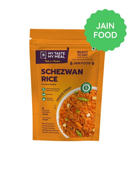 Schezwan Rice - Jain Online | Pure Jain Ready to Eat Meal | My Taste My ...