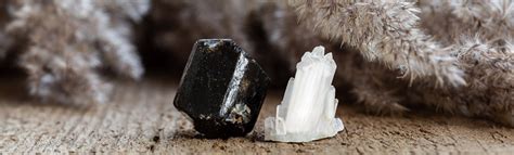 Black Tourmaline Crystal and Selenite - Solacely