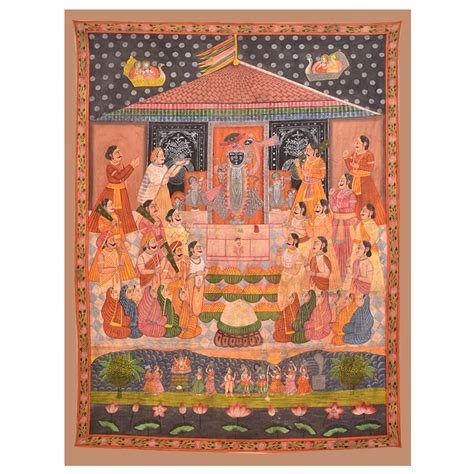 Shrinath Ji Chappan Bhog Pichwai Painting