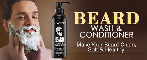 Mancode Beard Wash & Conditioner - 200ml | Conditions & Cleans Beard ...