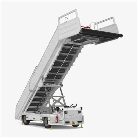 Passenger Steps TLD ABS 580 Rigged 3D model | 3D Molier International